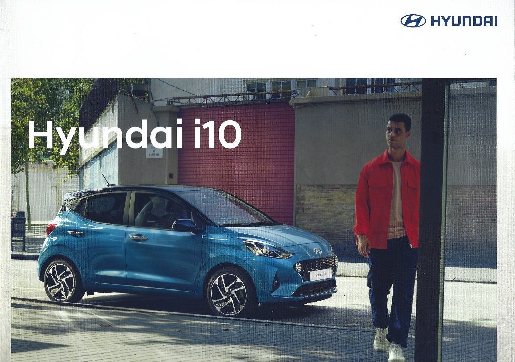 Brochure Hyundai i10 September 2020, Ophalen of Verzenden, Gelezen, Overige merken