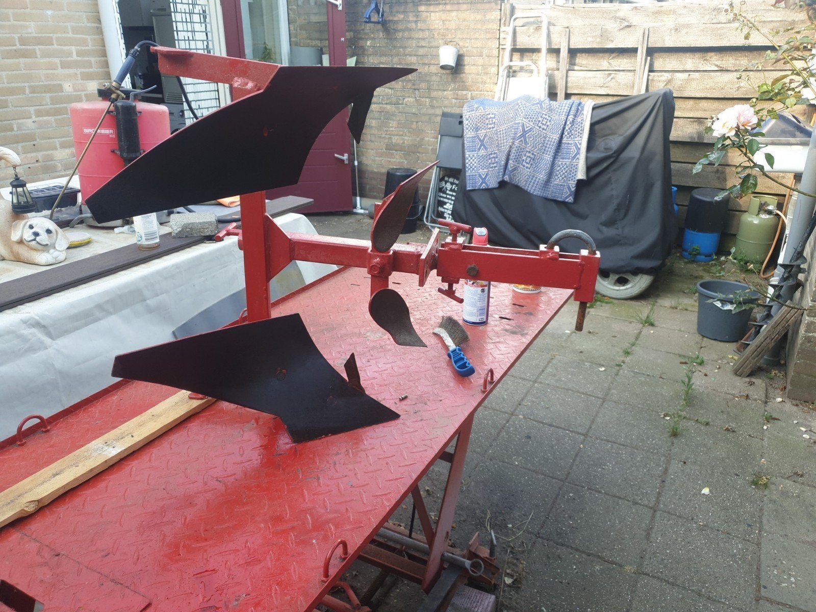 Ploeg voor tweewielige trekker of freesmachine, Ophalen, Zo goed als nieuw, Overige soorten