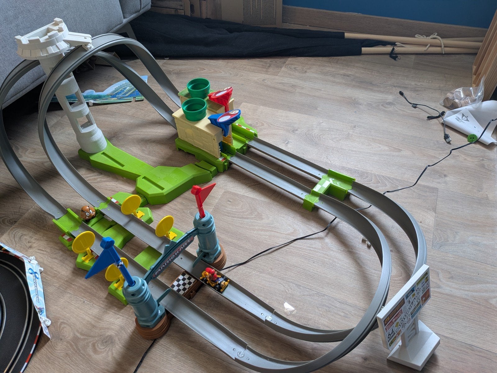 Hot Wheels Mario Kart Racebaan en onderdelen, Ophalen of Verzenden, Zo goed als nieuw, Handmatig, Hot Wheels