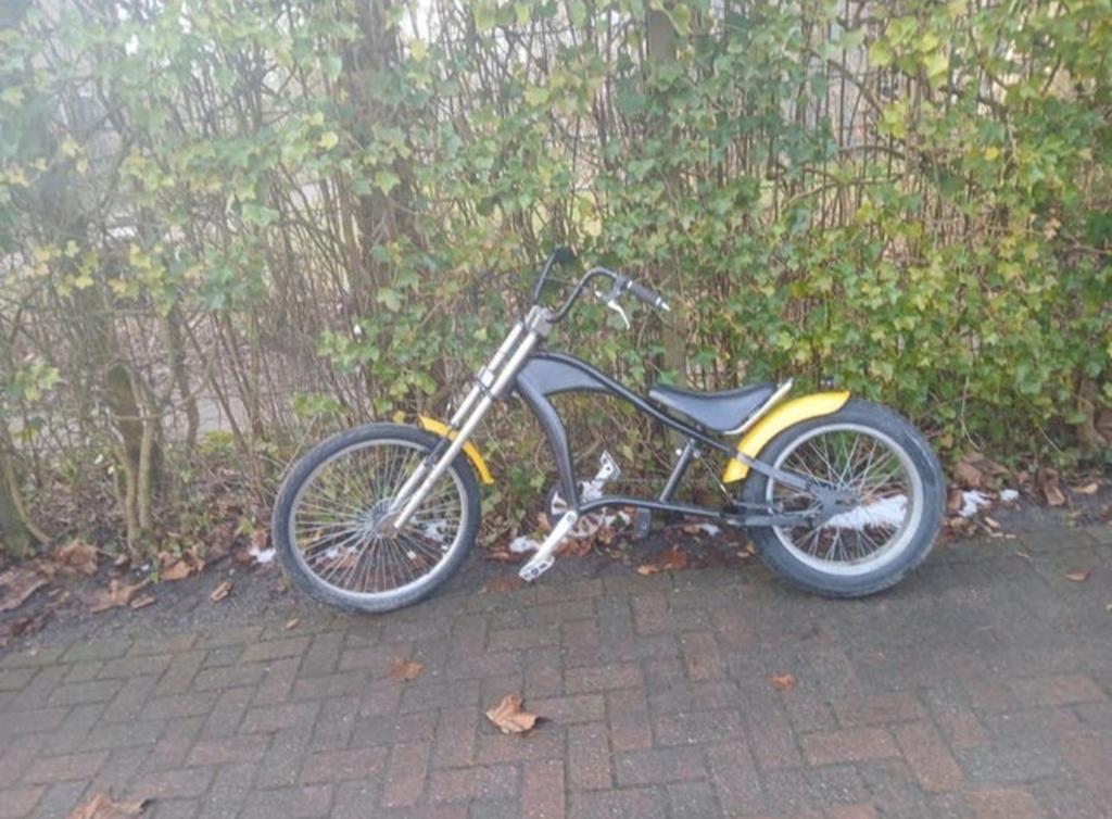 Custom Chopper Fiets - Uniek Design, Fietsen en Brommers, Fietsen | Crossfietsen en BMX, 24 inch of meer, Gebruikt, Staal, Ophalen of Verzenden