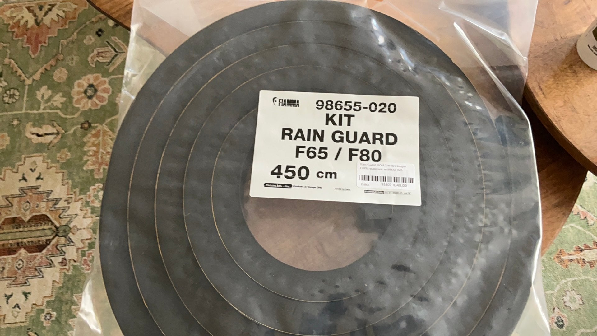 Kit rain guard F65/F80, Ophalen, Nieuw