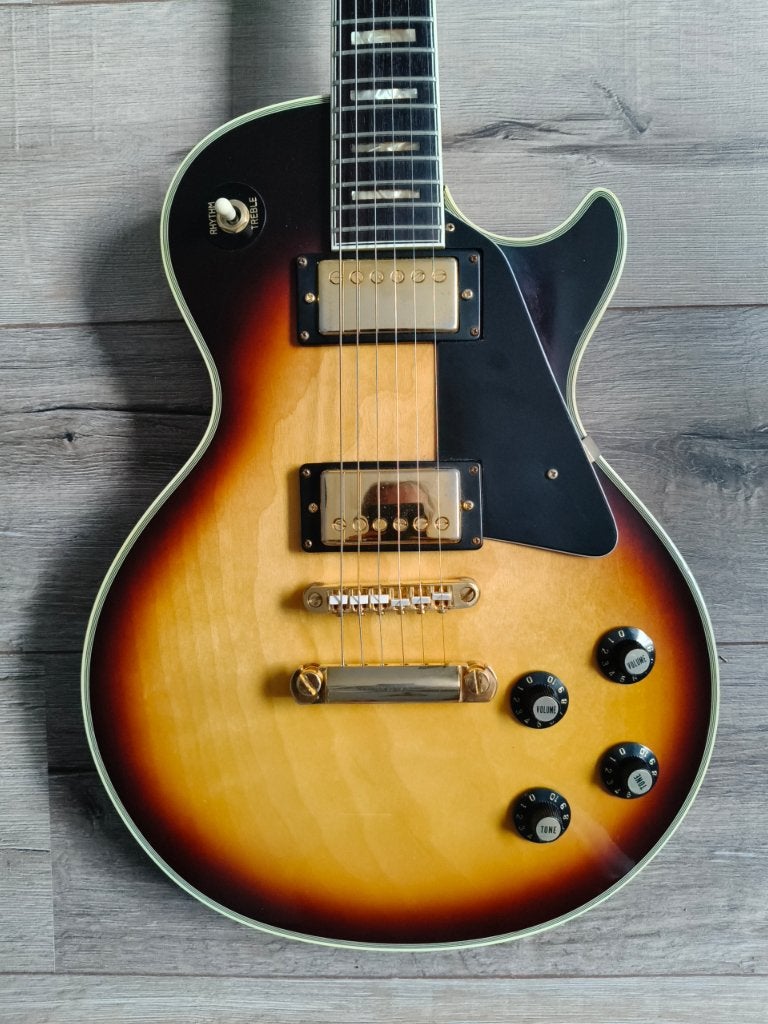 Morris Les Paul Custom "Global Sound", made in Japan., Muziek en Instrumenten, Ophalen of Verzenden, Gebruikt, Solid body, Overige merken