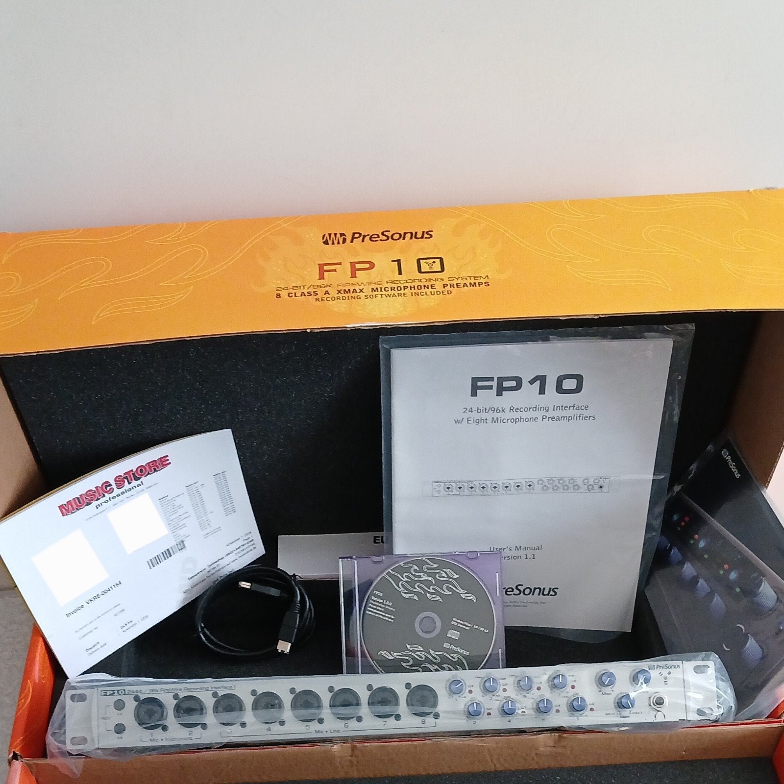 Audio Interface Presonus Firepod FP10 FireWire. Als Nieuw, Ophalen of Verzenden, Zo goed als nieuw