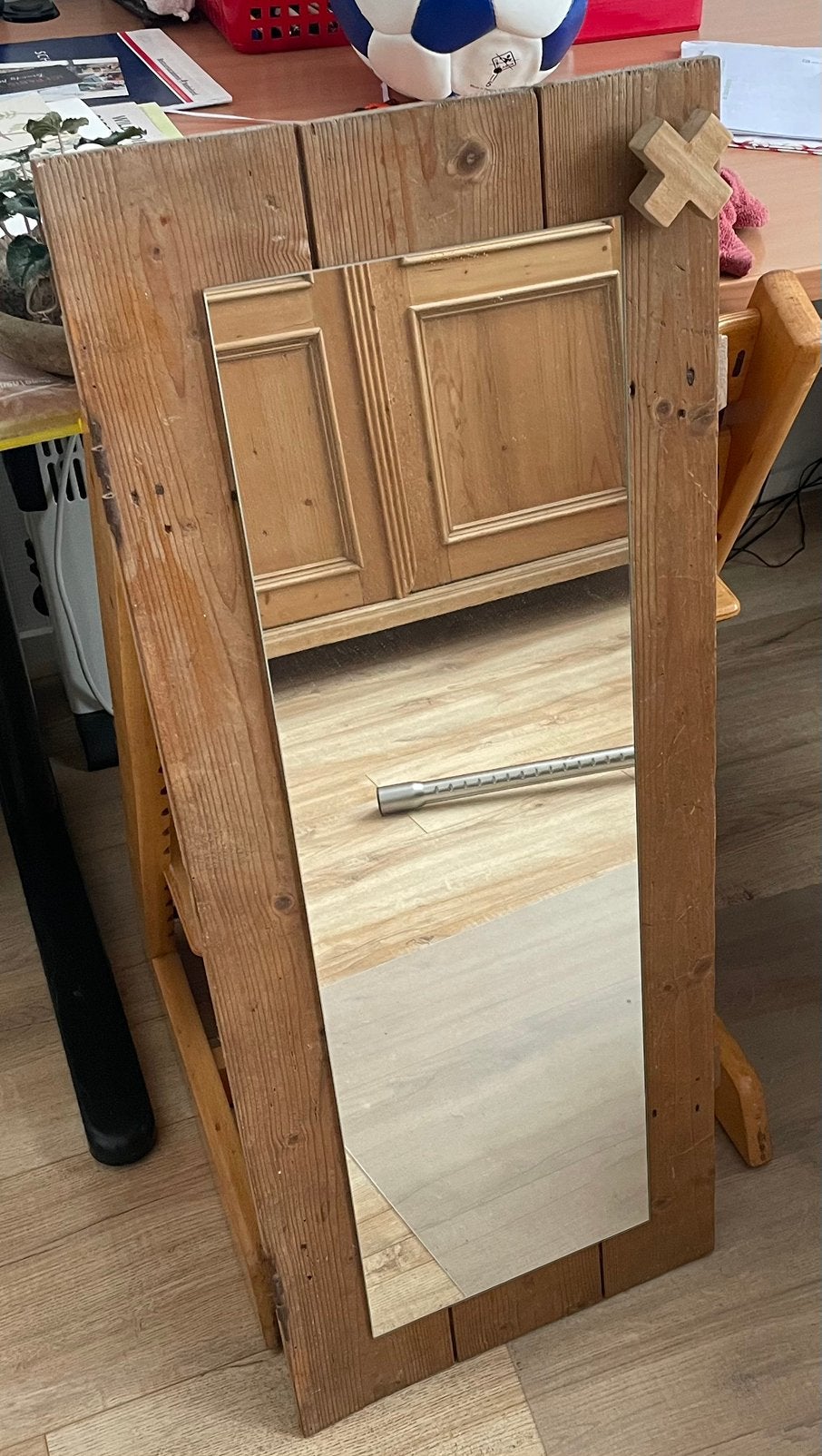 Spiegel, Huis en Inrichting, Woonaccessoires | Spiegels, Ophalen, Minder dan 50 cm, Zo goed als nieuw, Minder dan 100 cm