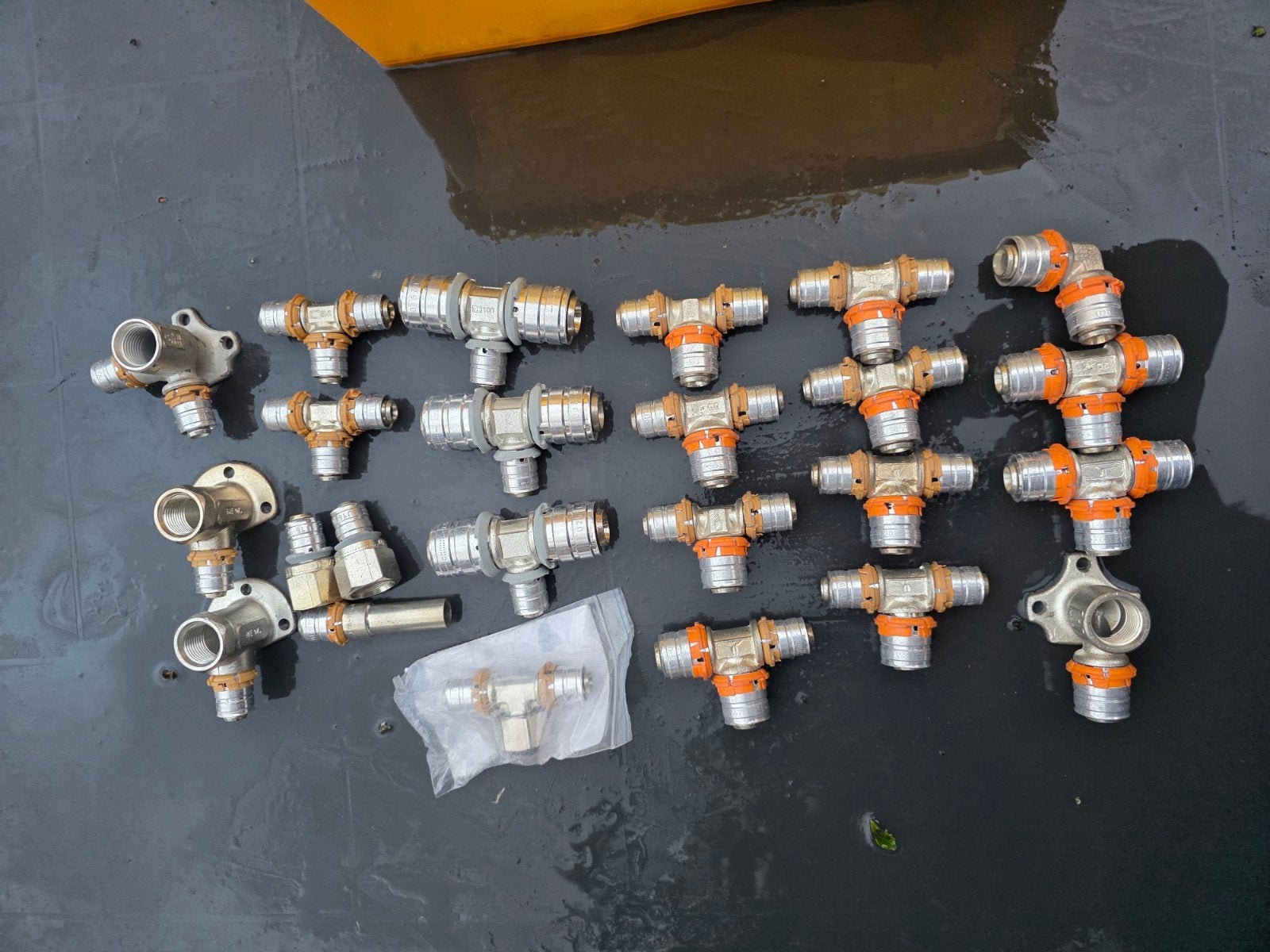 Uponor 16  20  25 koppeling -  24 stuks, Overige materialen, 6 meter of meer, Overige typen, 20 tot 40 mm