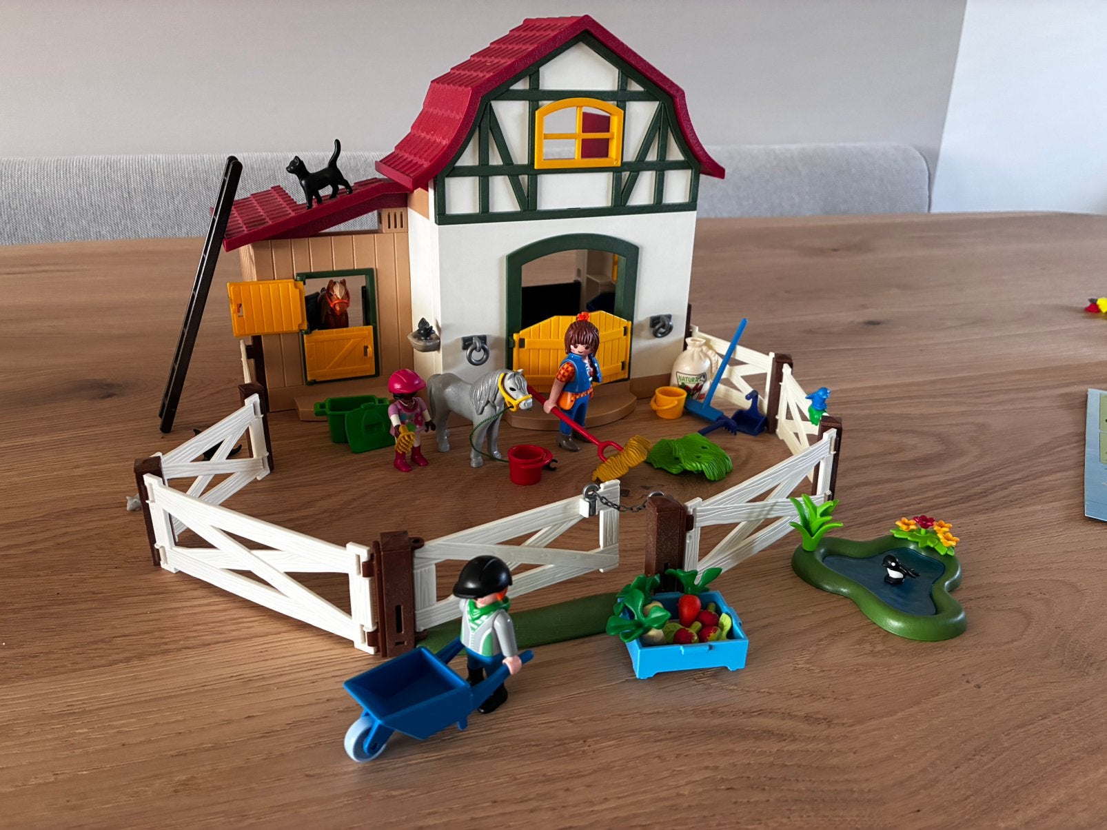 Playmobil Country ponypark 6927, Ophalen of Verzenden, Zo goed als nieuw