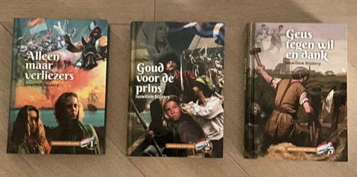 Drie boeken van serie ‘Opstand in de Lage Landen’, Boeken, Strips | Comics, Complete serie of reeks, Europa, Ophalen of Verzenden