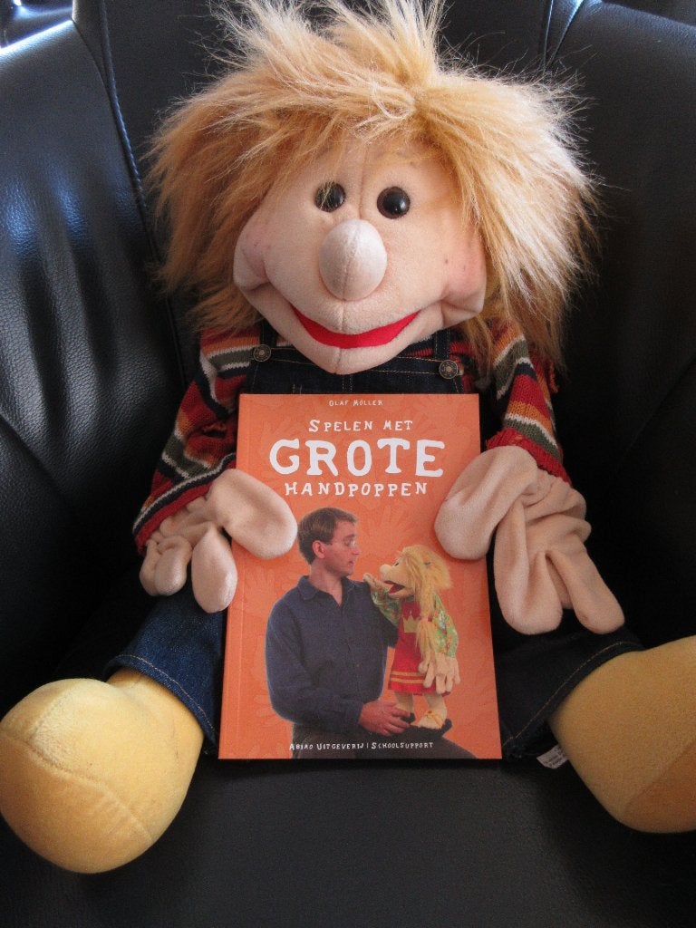 Handpop Living Puppets + boek, Ophalen of Verzenden, Gelezen