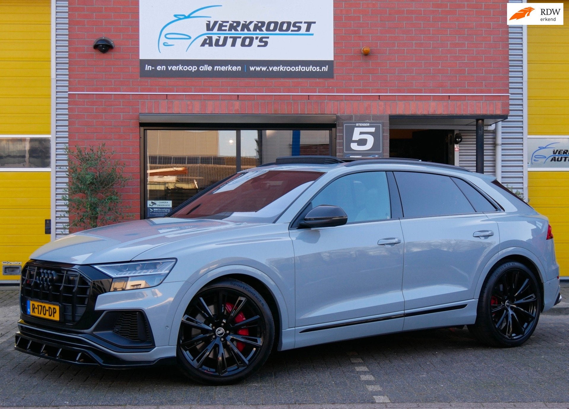 Audi SQ8 4.0 TFSI quattro B&O advance. pano. mega vol, Auto's, Audi, Automaat, Gebruikt, 2245 kg, 507 pk