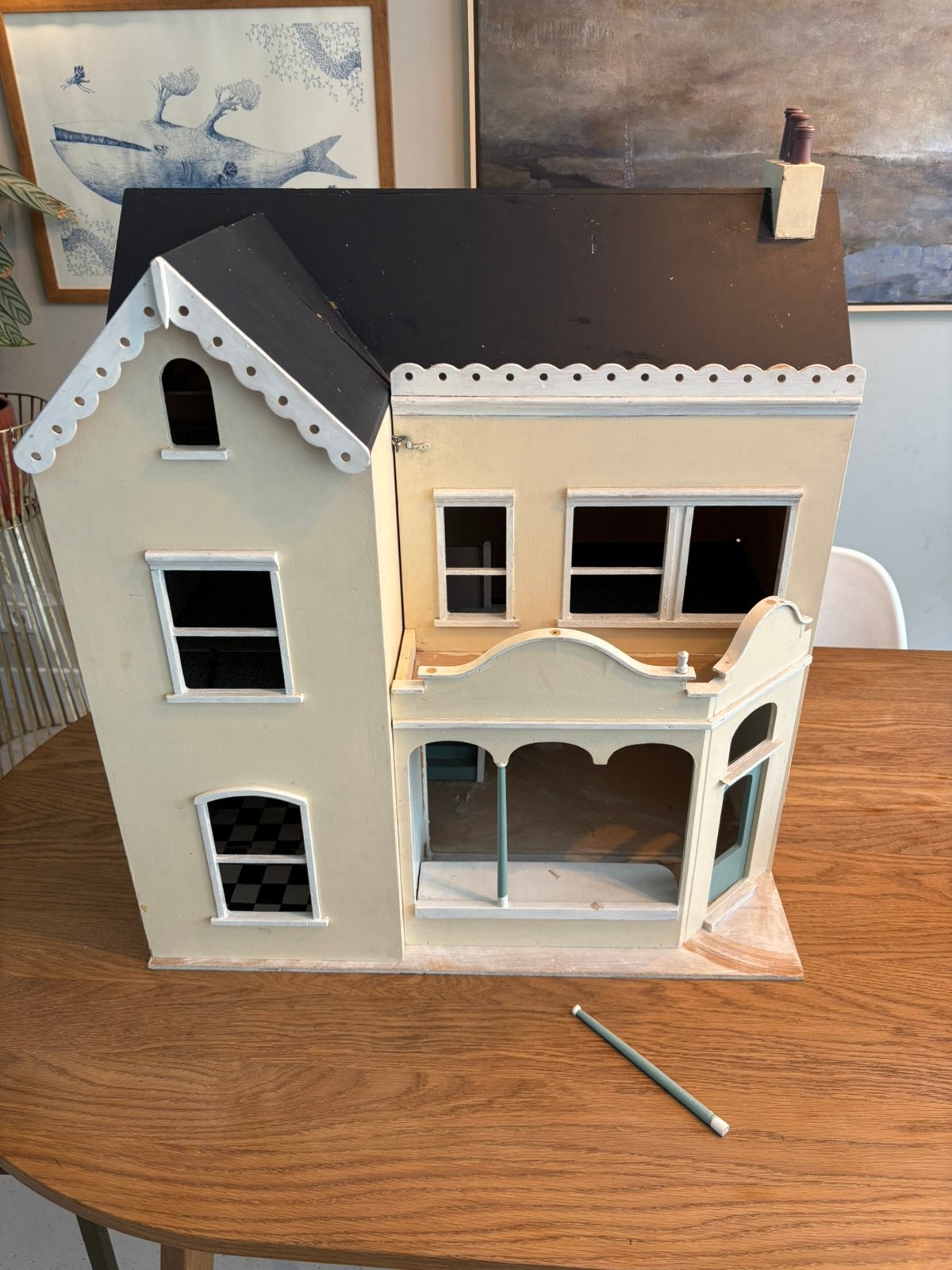 Poppenhuis met heel veel toebehoren, Verzamelen, Poppenhuizen en Toebehoren, Ophalen, Gebruikt, Poppenhuis