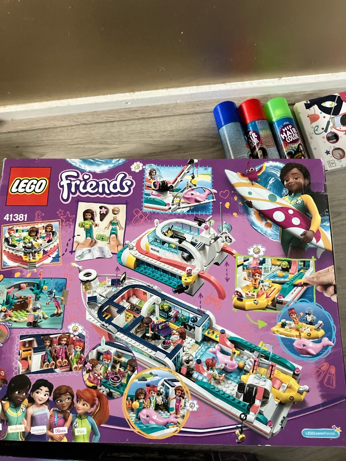 Lego Friends 41381 Redding Missie Boot - Complete set, Ophalen of Verzenden, Zo goed als nieuw, Overige merken