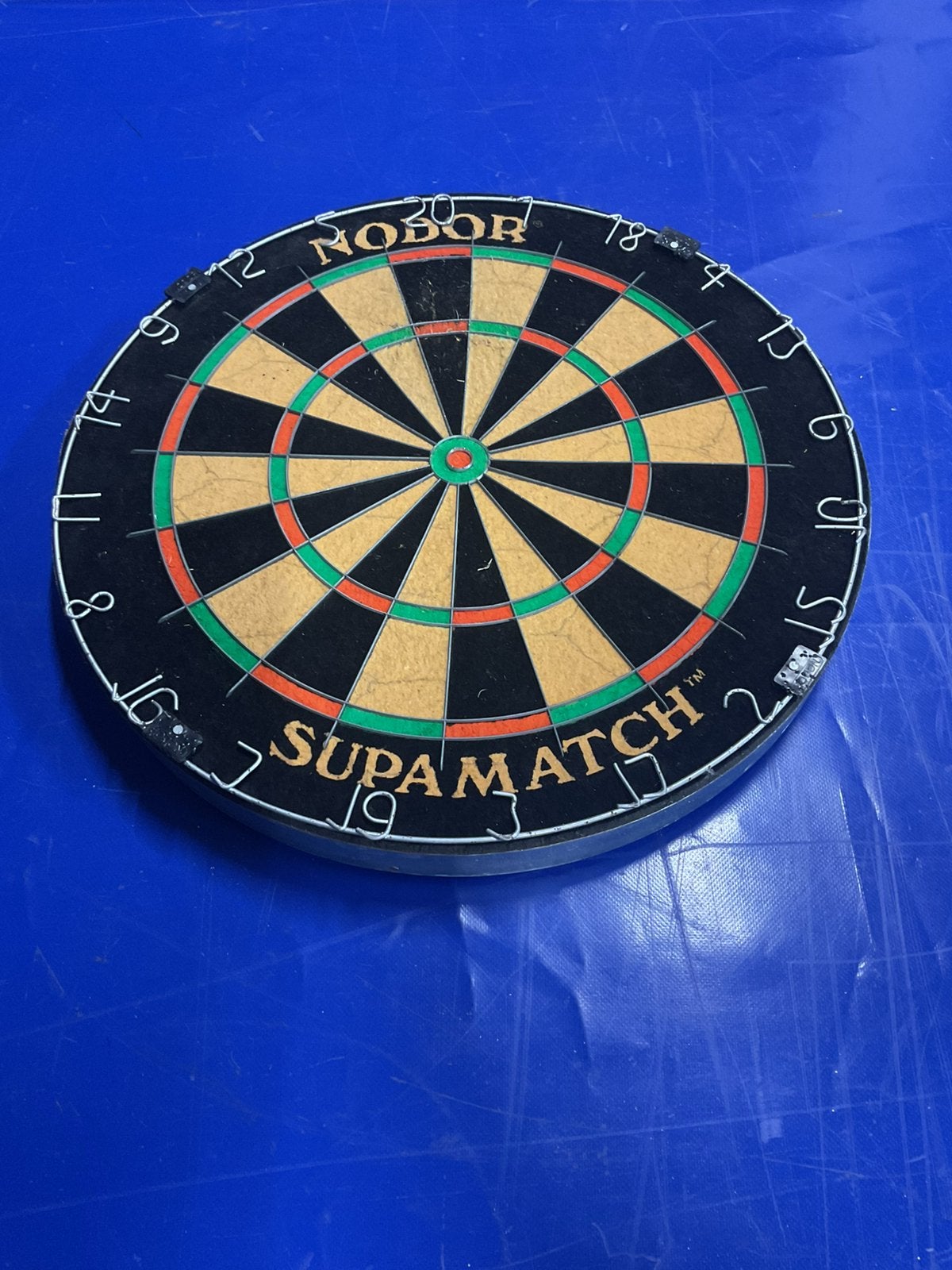 Nodor Supa Match dartbord, Ophalen of Verzenden, Gebruikt, Dartbord