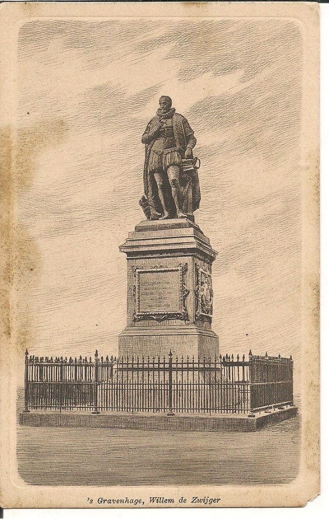 Ansichtkaart 's Gravenhage, Willem de Zwijger, Ophalen of Verzenden, Voor 1920, Ongelopen, Zuid-Holland
