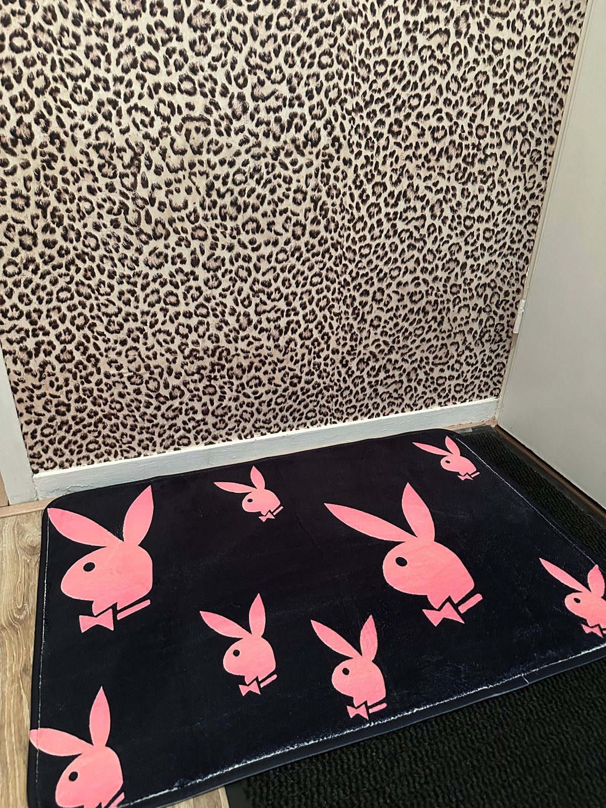 PLAYBOY - Tapijt | Vloerkleed | Rug | Y2K | Retro | Funky, 50 tot 100 cm, Zwart, Zo goed als nieuw, Rechthoekig