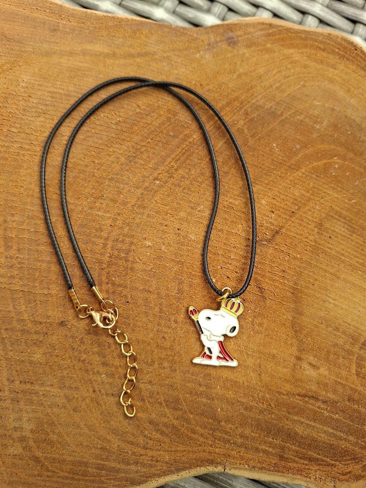 ketting met Snoopy, Ophalen of Verzenden, Nieuw, Zwart, Ketting