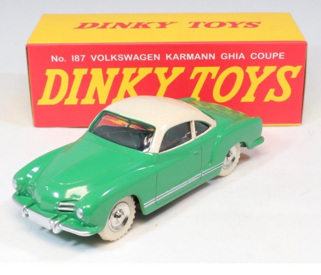 Dinky Toys 187 Volkswagen Karmann Ghia Coupe Groen, Ophalen of Verzenden, Nieuw, Auto, Dinky Toys