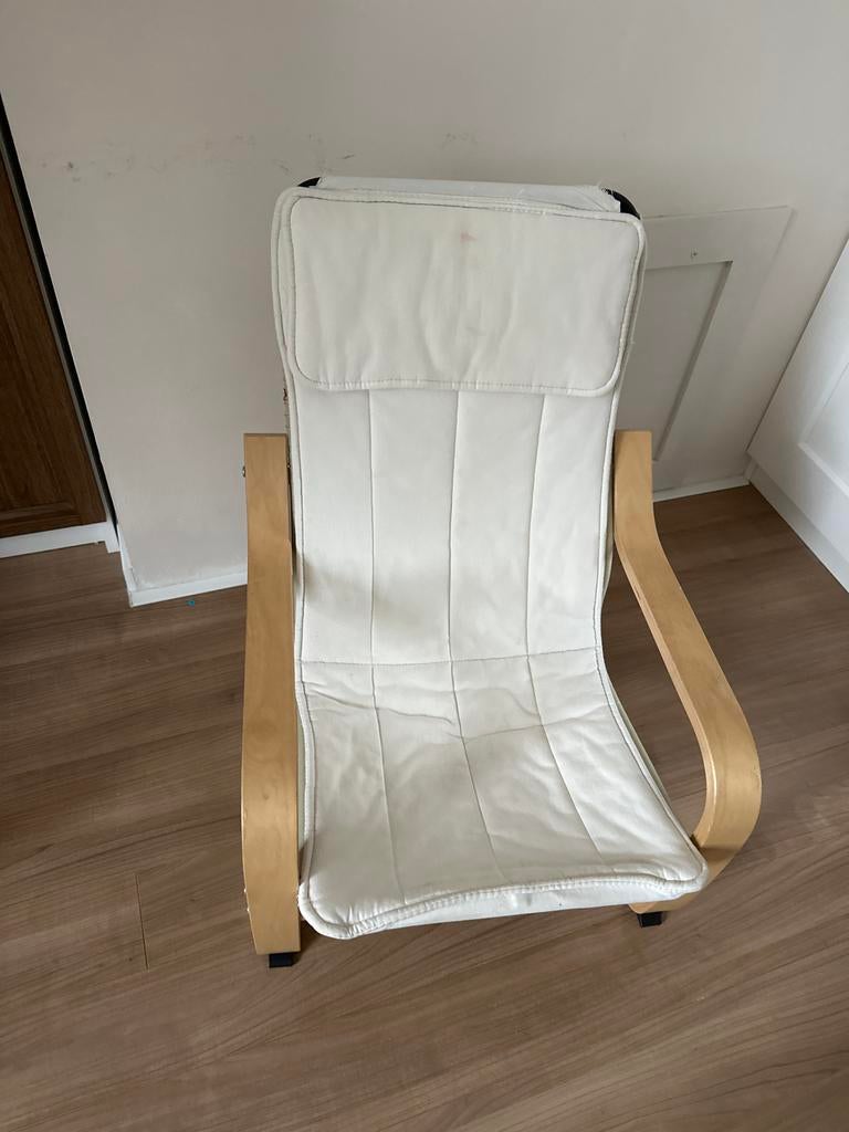 Kinderfauteuil Ikea Poäng - Wit, Ophalen, Gebruikt, Overige typen
