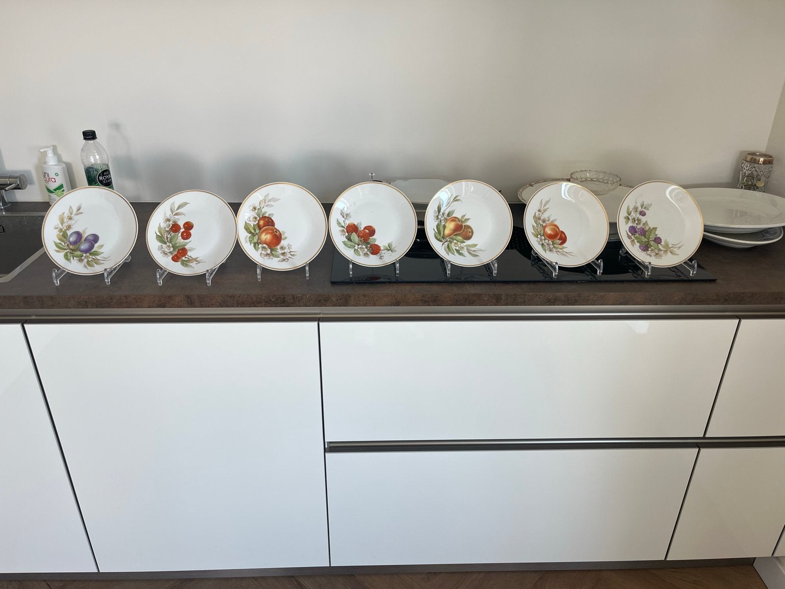 Luchsenreuth Obell porseleinen schaaltjes met fruitdecor, Ophalen