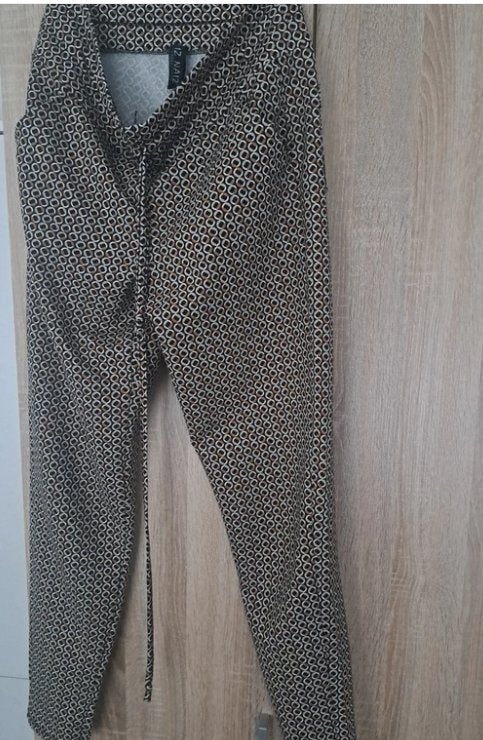 Mooie Iz Naiz travelbroek met patroon, Maat 38/40 (M), Meerkleurig, Iz Naiz, Ophalen of Verzenden