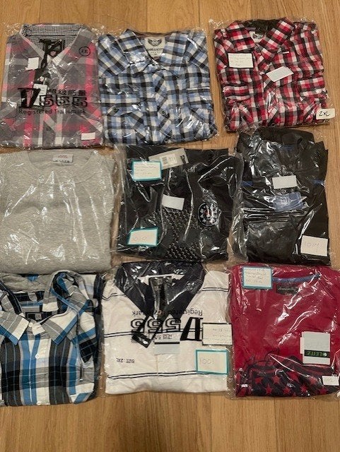 Grote maten heren kleding - Nieuw, Ophalen, Nieuw, Grijs