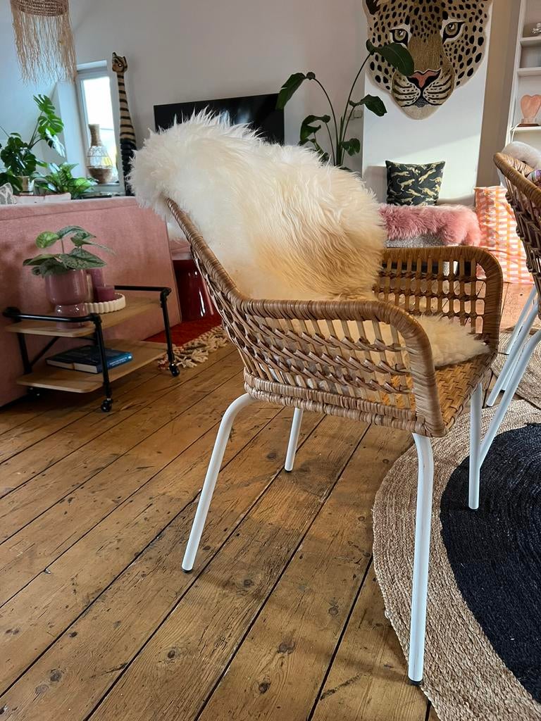 Rotan stoelen Ikea, Ophalen, Zo goed als nieuw, Rotan