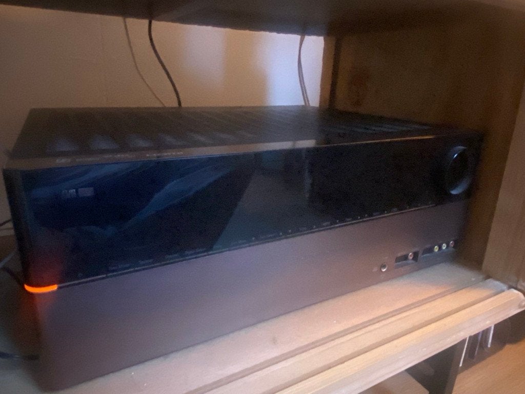 Harman Kardon Home Cinema set, AVR 155, incl. subwoofer, Gebruikt, 120 watt of meer, Ophalen, Overige merken