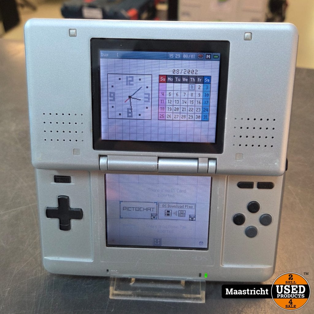 Nintendo DS Original - Zilver - Incl. Stylus Pen + Oplader, Nintendo, Gebruikt, Support@nintendo.com, 11-1 Hokotate-cho, Kamitoba, Minami-ku
Kyoto 601-8501
Japan