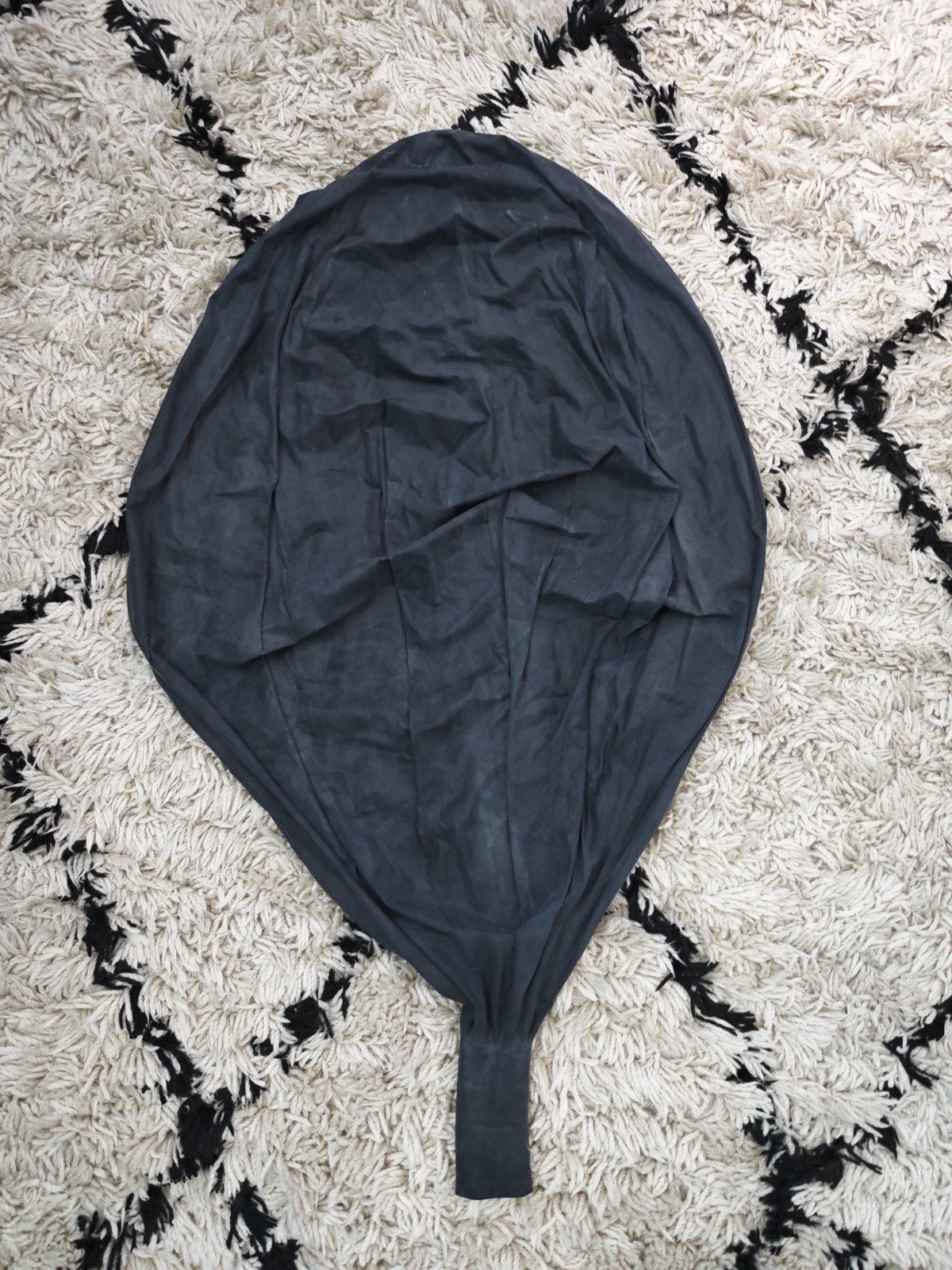 60-70 INCH ZWARTE BALLON (175 CM), Ophalen of Verzenden, Zo goed als nieuw, Feestartikel, Verjaardag