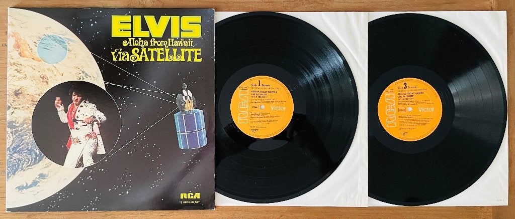 Elvis Presley - Aloha From Hawaii Via Satellite - Duitsland, Gatefold hoes, Zo goed als nieuw, 12 inch, Dubbel-LP