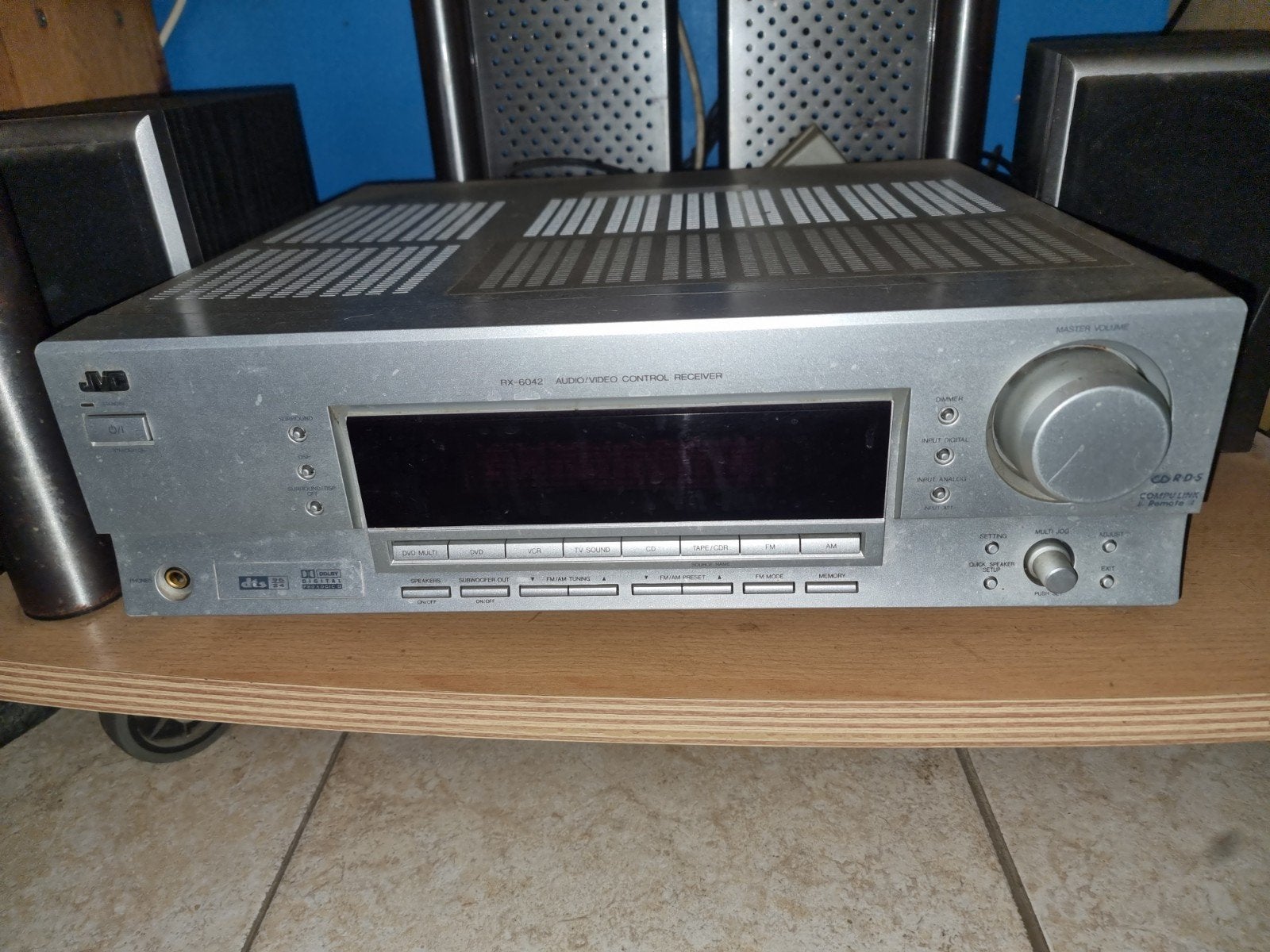 JVC Receiver met Mission Speakers en Subwoofer, Audio, Tv en Foto, Luidsprekers, Gebruikt, Speakerset, JVC, Geschikt voor surround/home cinema