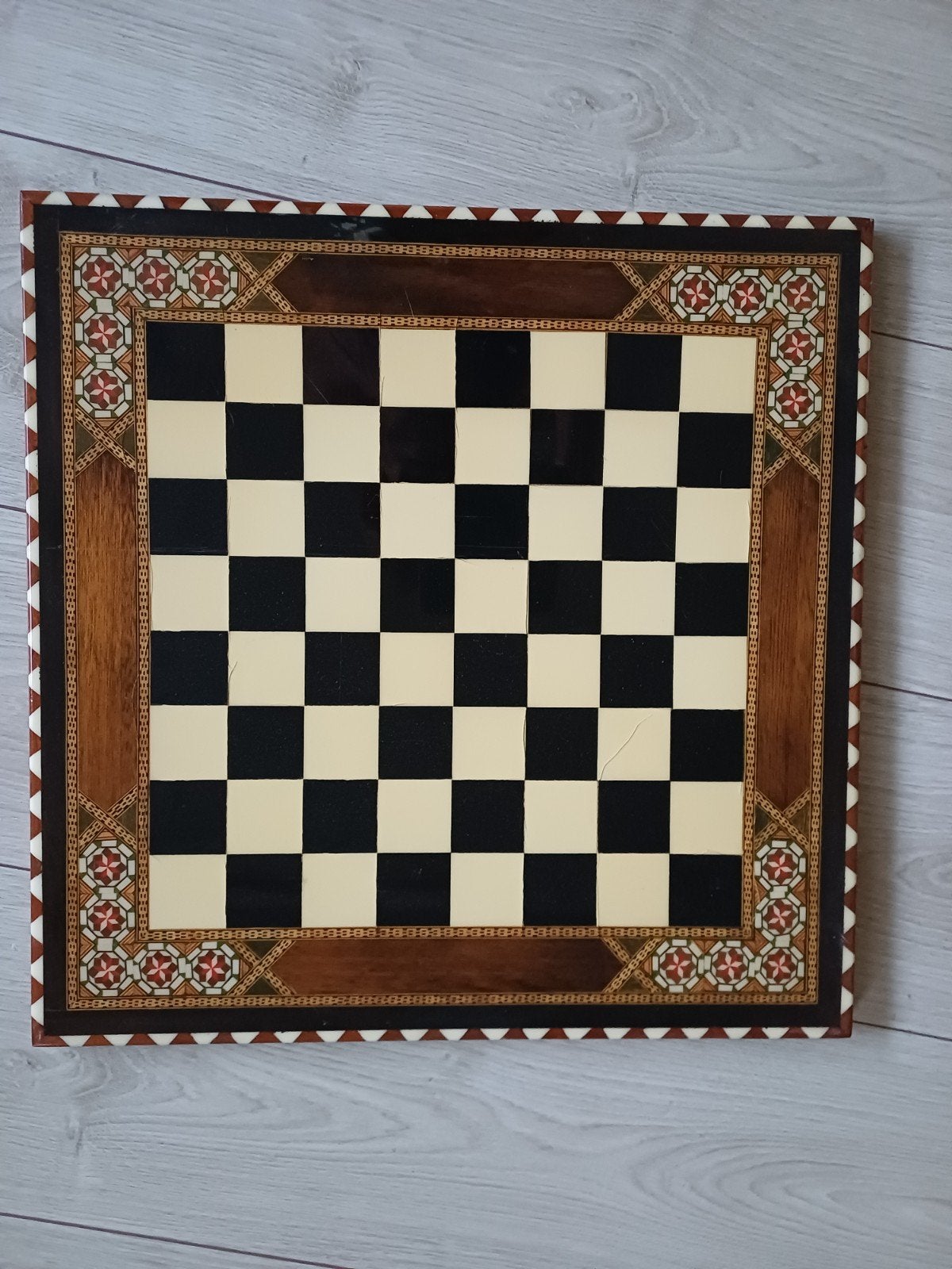 oud schaakbord., Ophalen of Verzenden, Gebruikt