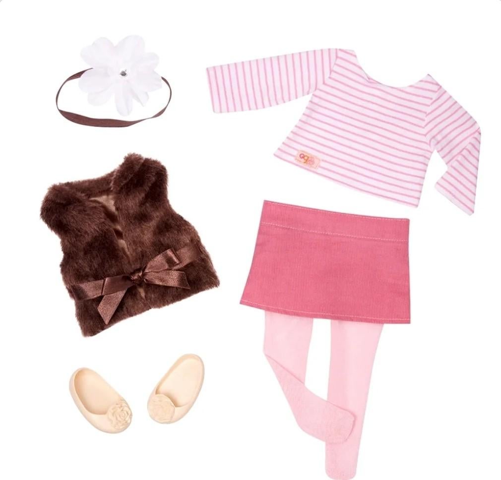 Our generation kleding set met schoenen en slippers, Ophalen of Verzenden, Zo goed als nieuw, Overige typen
