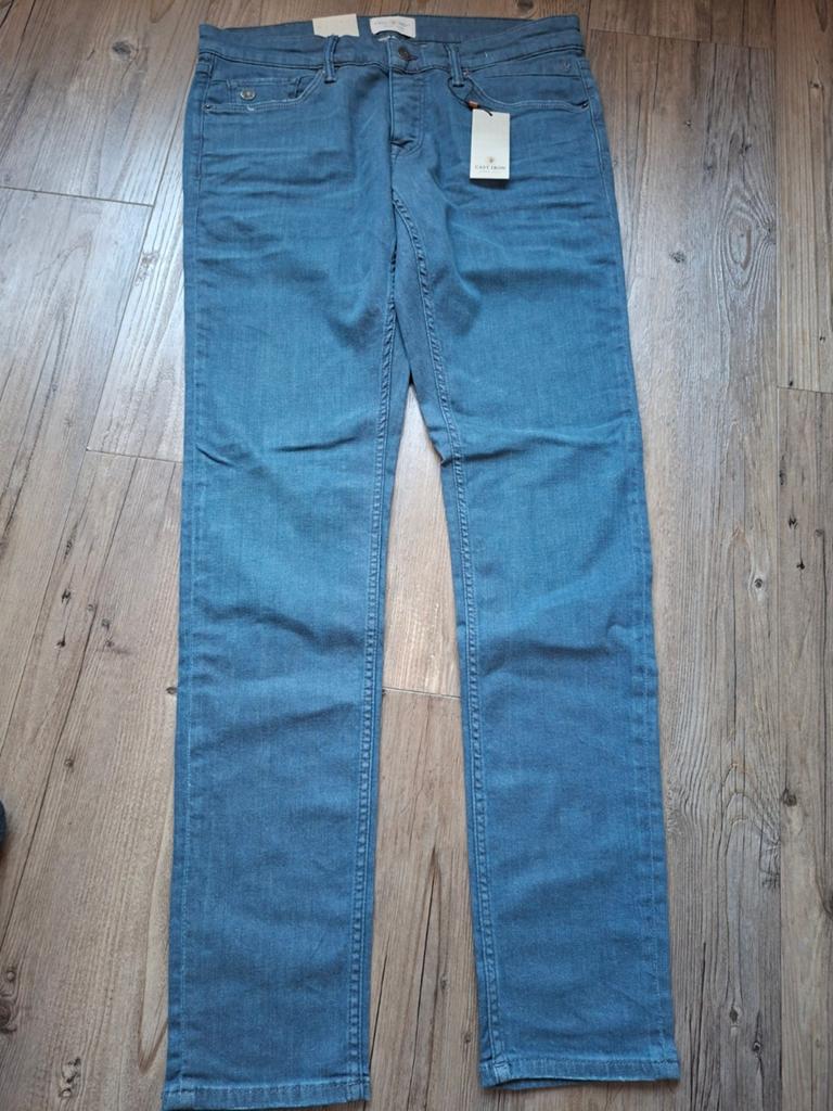 CAST IRON Riser slimfit jeans W34 L34, Blauw, Nieuw, Ophalen of Verzenden, W33 - W34 (confectie 48/50)