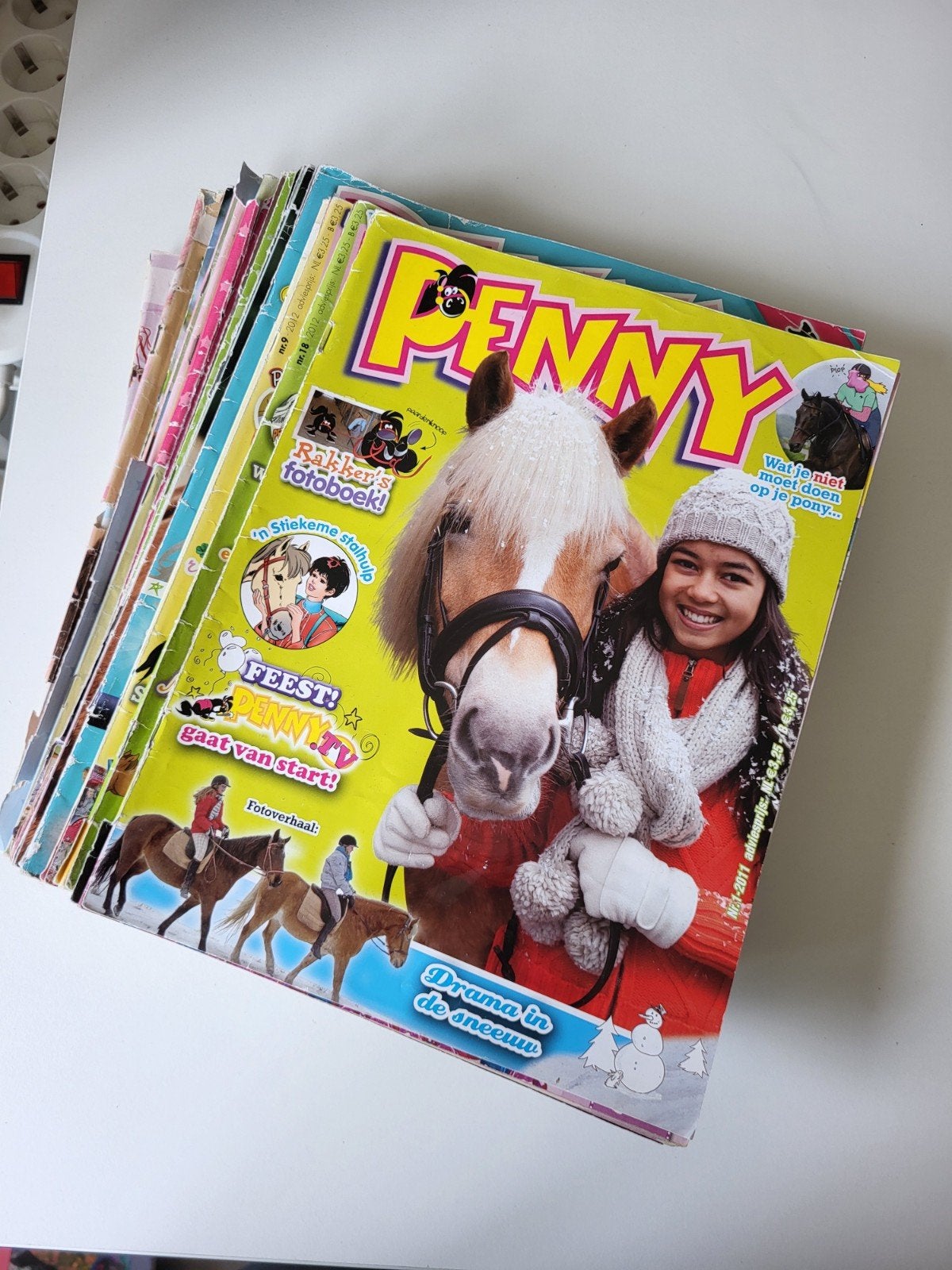 Hele stapel Penny paardenstripboeken, Ophalen, Gelezen, Overige typen