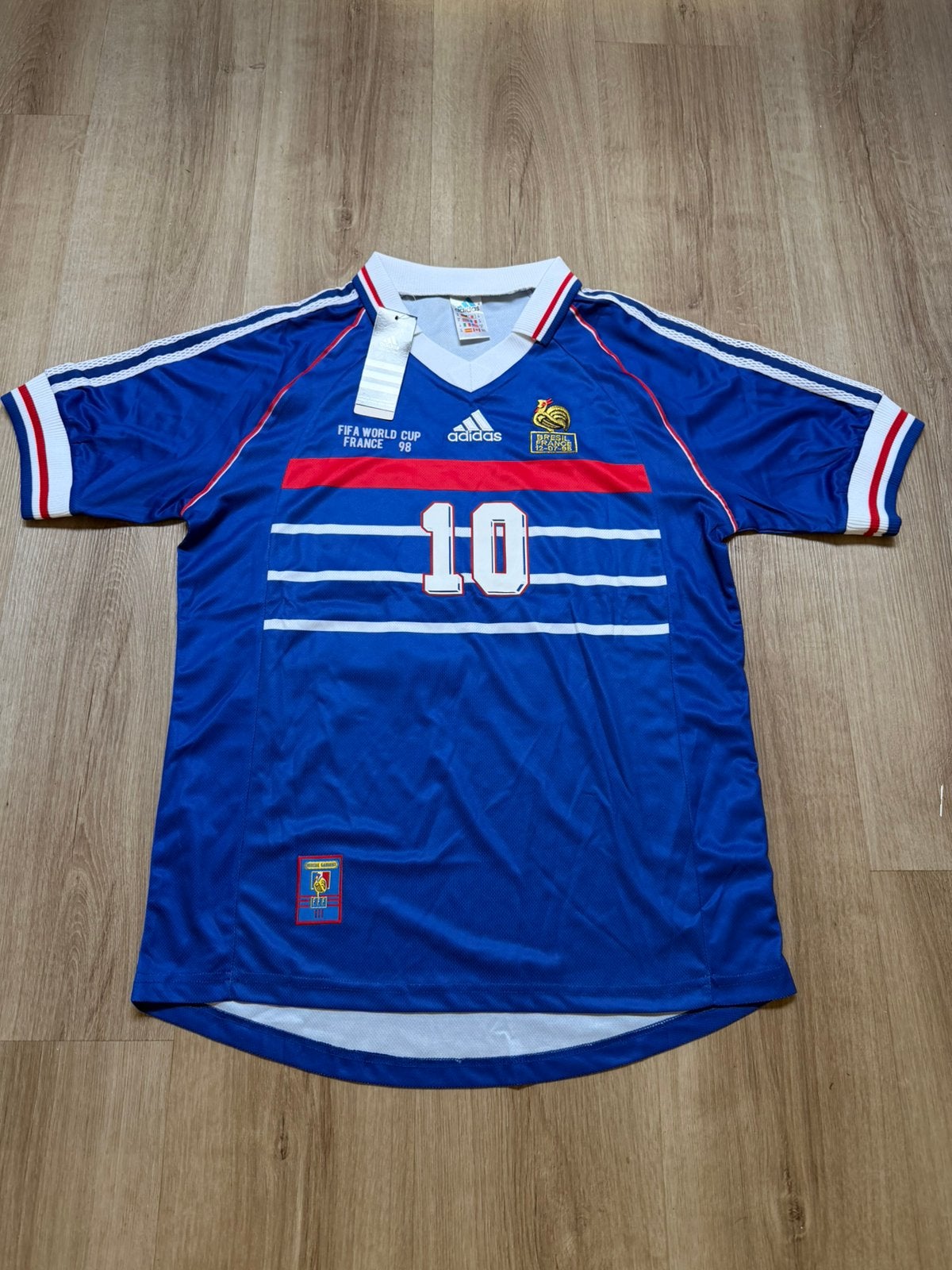 Frankrijk 1998 Zidane #10 Shirt | Maat M/L | Nieuw, Maat L, Verzenden, Nieuw, Shirt
