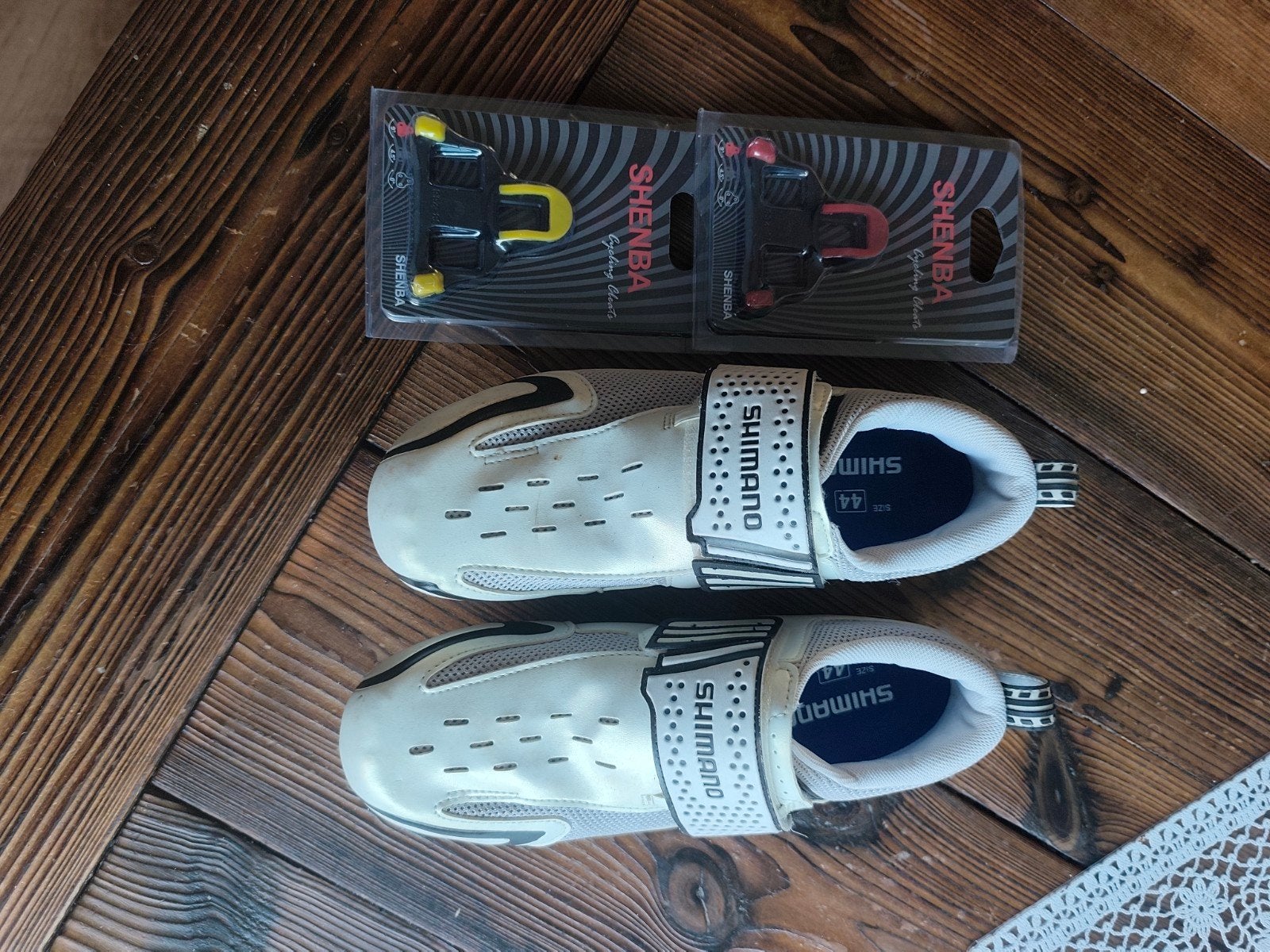 Shimano TR31 fietsschoenen maat 44 met 2 sets plaatjes, Ophalen of Verzenden, Gebruikt, Kleding