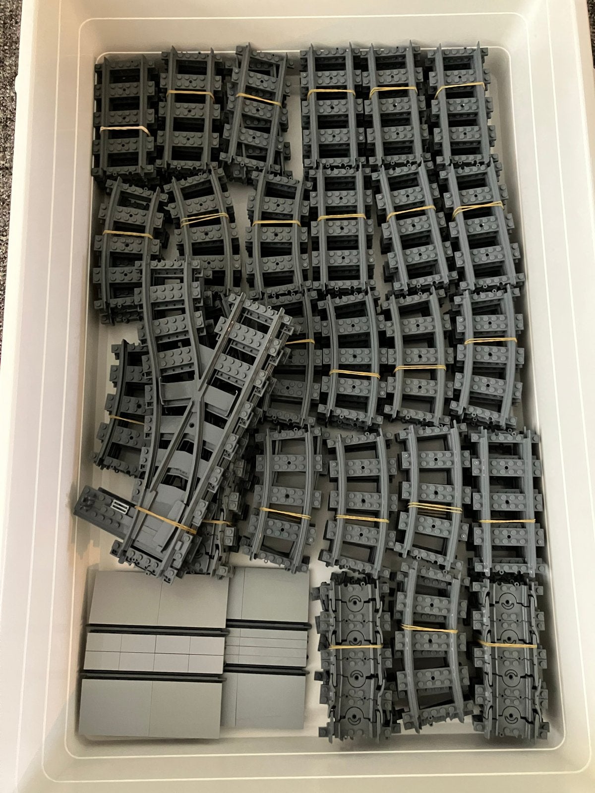 LEGO CITY Treinrails, Ophalen, Inclusief extra onderdelen, Lego, Accessoire