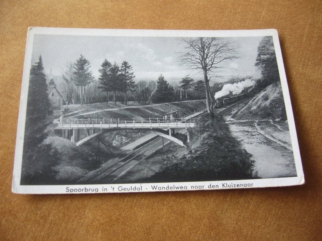 VALKENBURG L.  =  SPOORBRUG IN T, GEULDAL . WANDELWEG, Verzenden, 1920 tot 1940, Ongelopen, Limburg