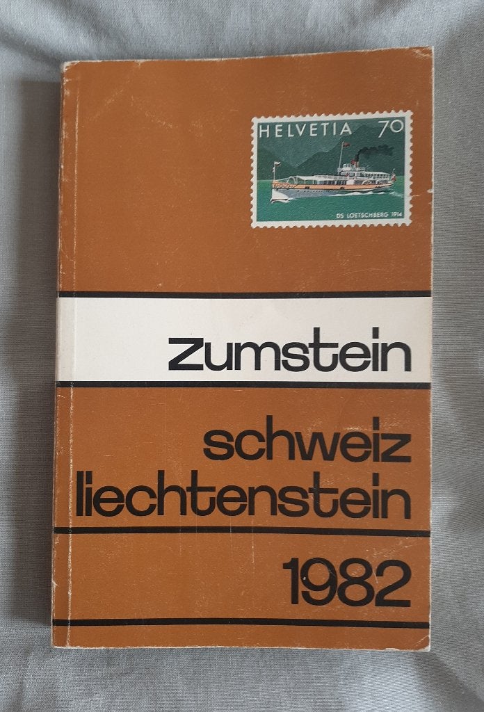 Zumstein Postzegelcatalogus Zwitserland Liechtenstein 1982, Ophalen, Catalogus