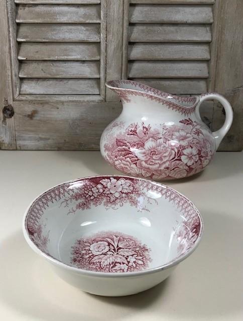 Antieke bowl schaaltje Jardinière U & C Sarreguemines, Antiek en Kunst, Ophalen of Verzenden