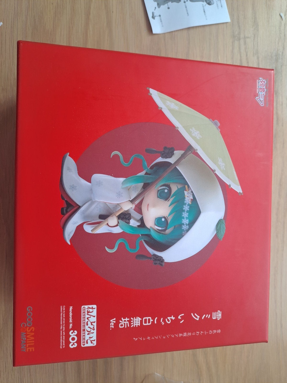 Nendoroid 303 Snow Miku Ichigo Hakama Ver. Figuur, Ophalen of Verzenden, Gebruikt