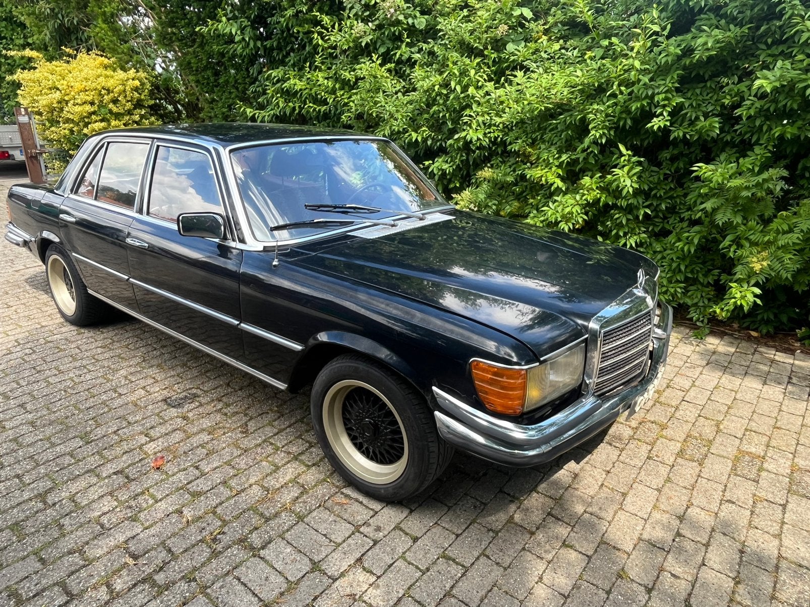 Mercedes-Benz S-Klasse 2.7 280 SE 1974 Geel, Geel, Handgeschakeld, 1668 kg, Particulier