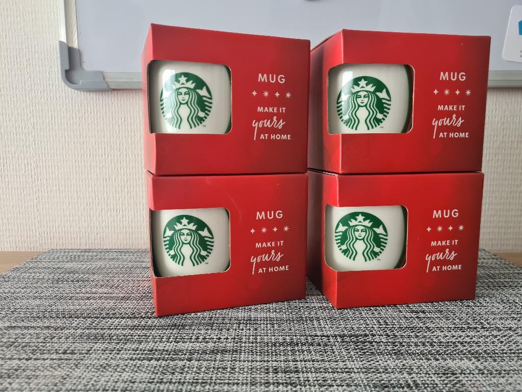 Starbucks mokken –(ook per stuk te koop), Ophalen, Nieuw, Overige stijlen, Kop(pen) en/of Schotel(s)