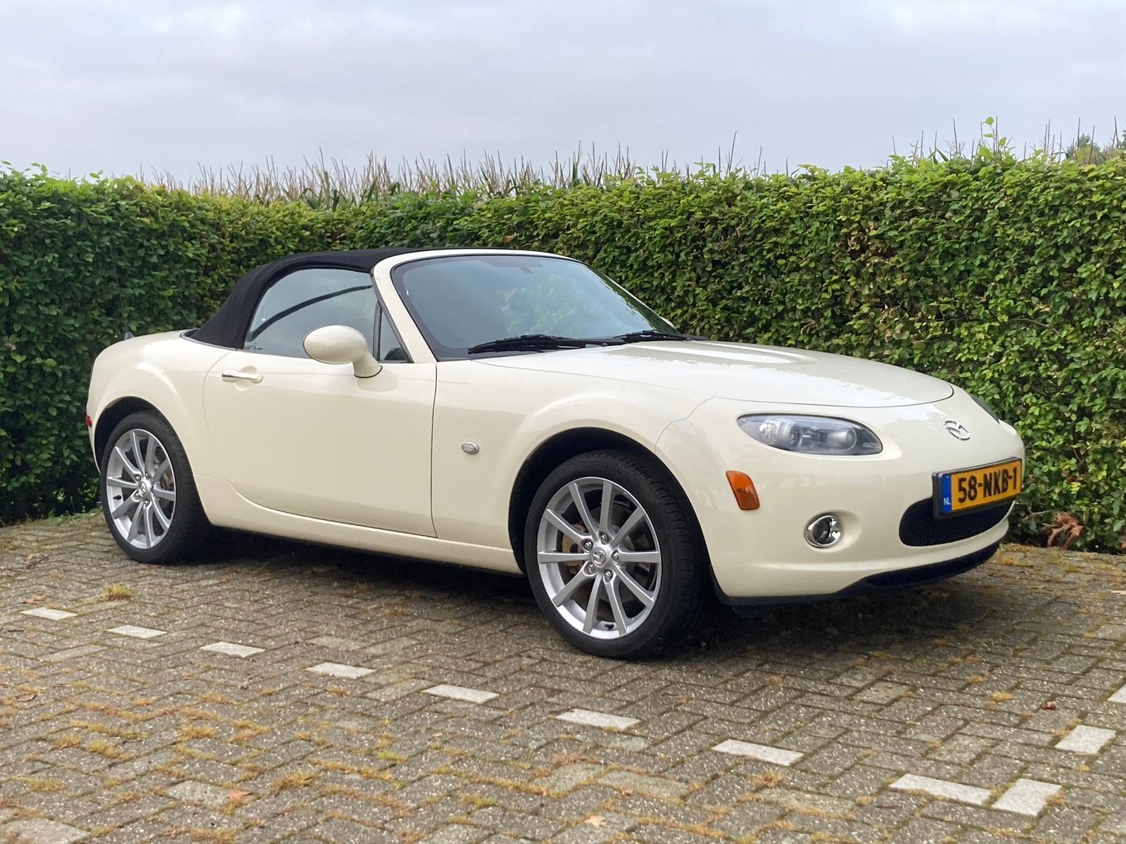 Prachtige MX5 NC 2.0 S-VT zeldzame Marble White kleur, Auto's, Zwart, Overige kleuren, Cabriolet, Android Auto