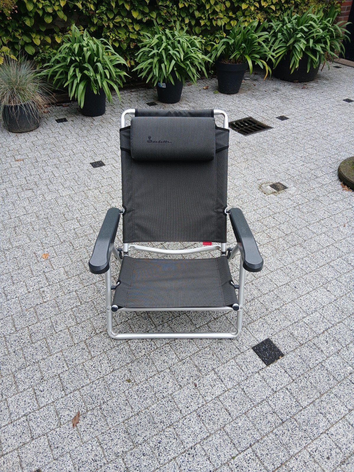 2 verstelbare Strand stoelen met hoofdsteun Isabella, Ophalen of Verzenden, Gebruikt, Campingstoel