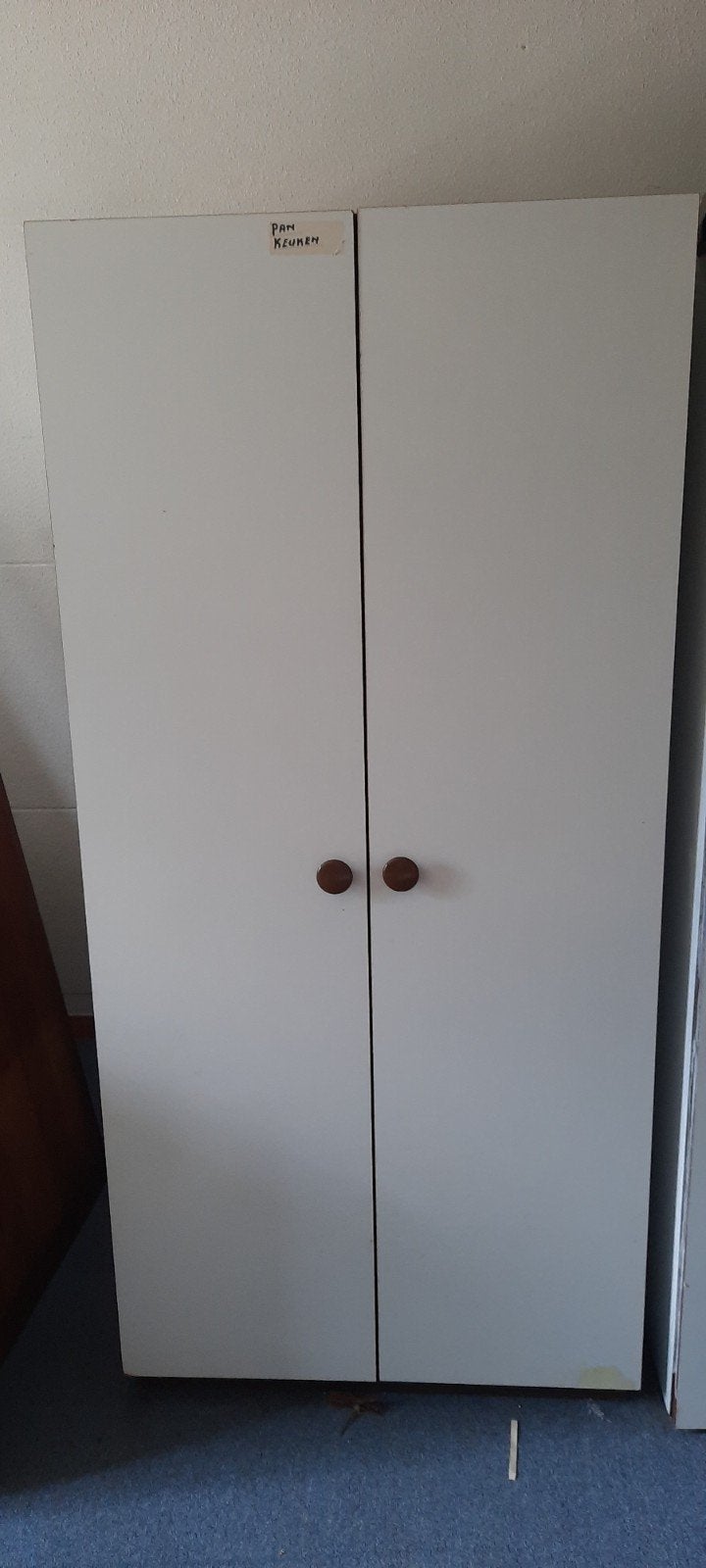 Witte kast met planken, Ophalen, Zo goed als nieuw