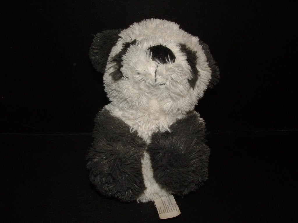 ZOOKIES PANDABEER PLUCHE WOLLIG WIT/GRIJS MET ZWARTE, Verzenden, Nieuw, Overige typen