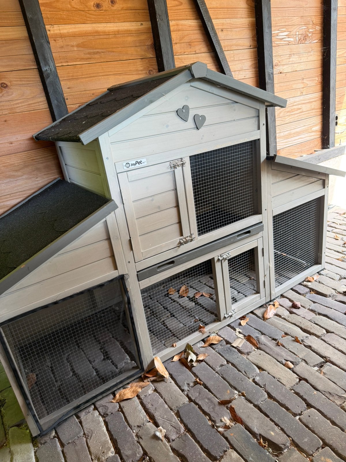 Konijnenhok, Dieren en Toebehoren, Knaagdieren en Konijnen | Hokken en Kooien, Ophalen, 110 cm of meer, Zo goed als nieuw, 90 cm of meer