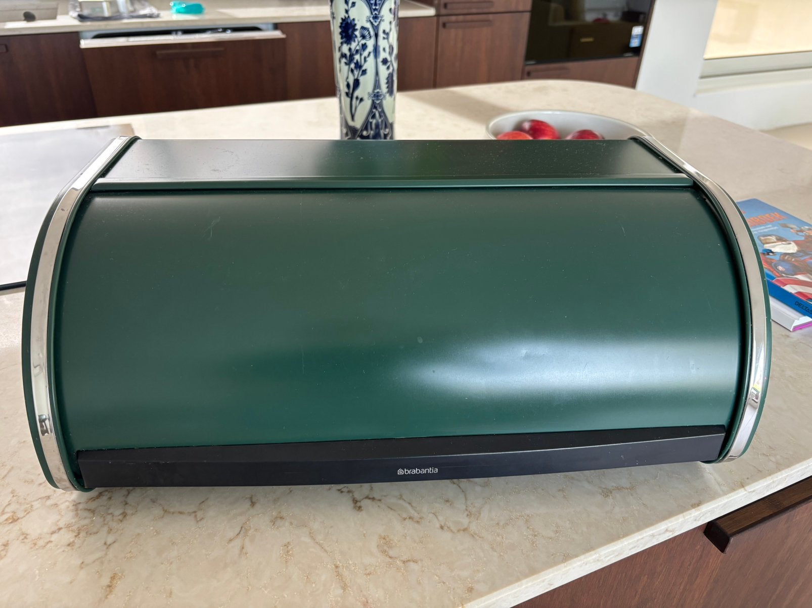 Broodtrommel Brabantia groen, Ophalen, Metaal, Broodtrommel, Brabantia