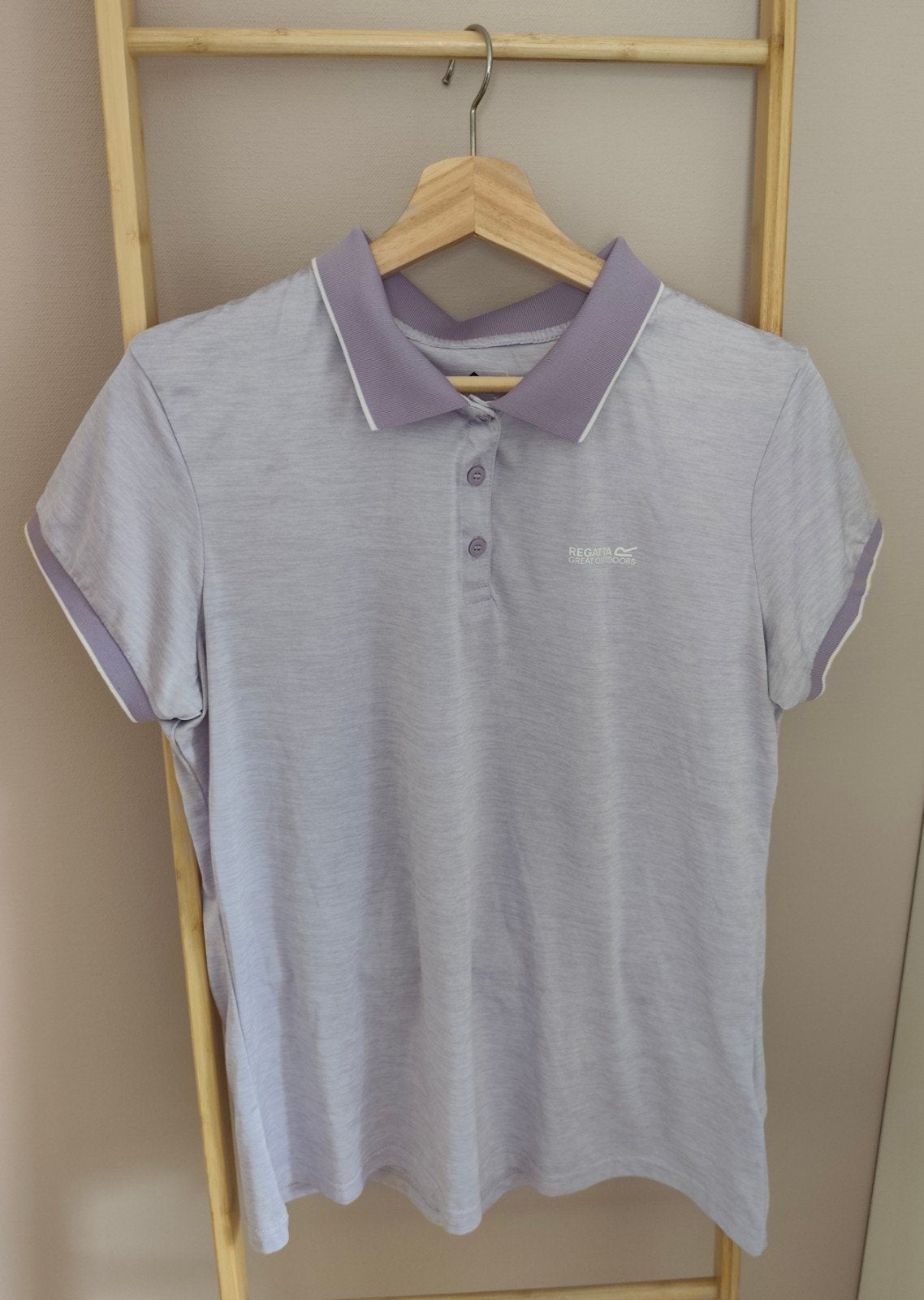 Regatta Polo Shirt Lila Maat EU 44, Verzenden, Regatta, Paars, Maat 42/44 (L)